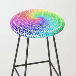 AFRICAN INFINITY RAINBOW. Bar Stool