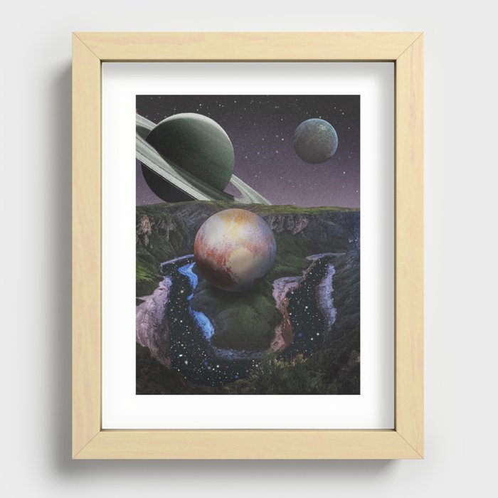 Marbles 01 Recessed Framed Print