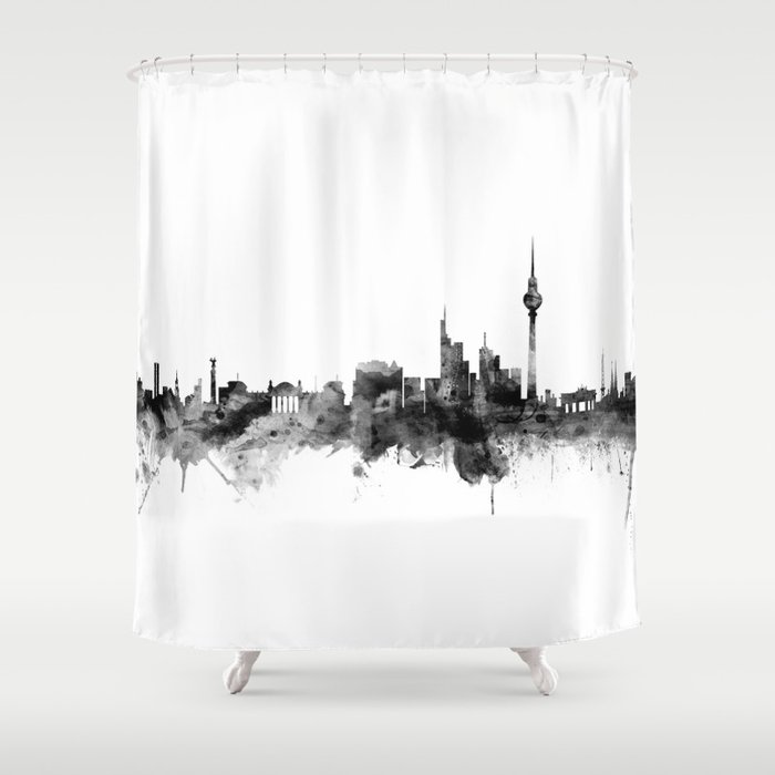 Berlin Germany Skyline Shower Curtain