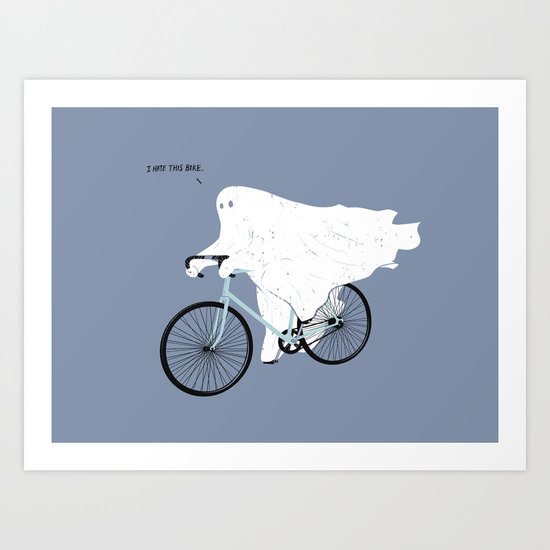 Negative Ghostrider. Art Print