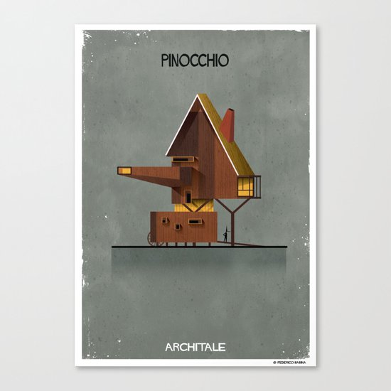 03_ARCHITALE_Pinocchio Canvas Print