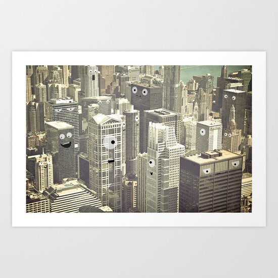 building conversations Art Print