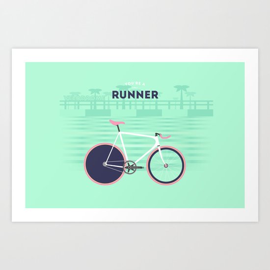 Runner Art Print