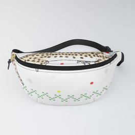 Leopard Gecko Ugly Christmas Sweater Fanny Pack