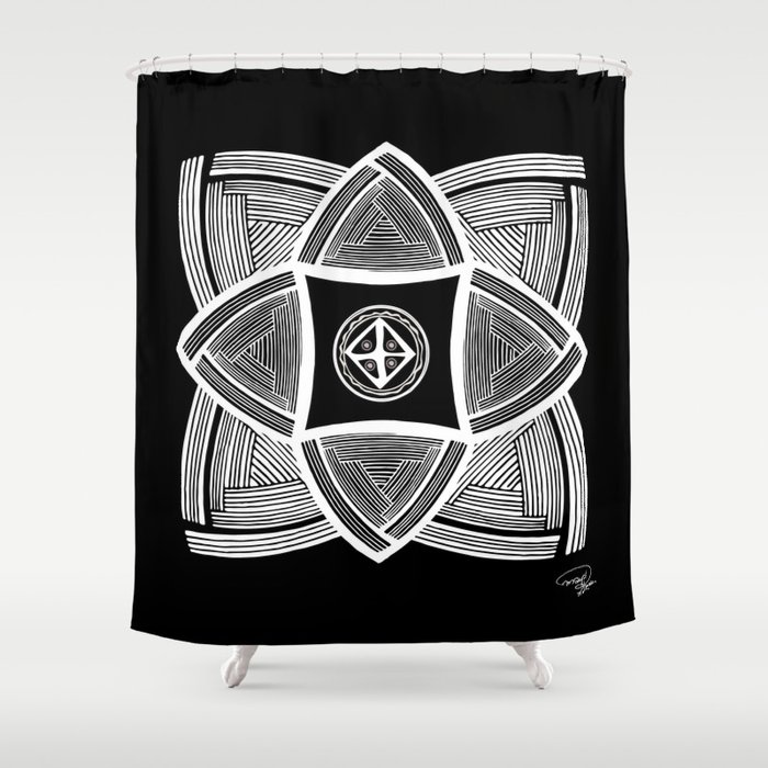 Mimbres Series - 11 Shower Curtain