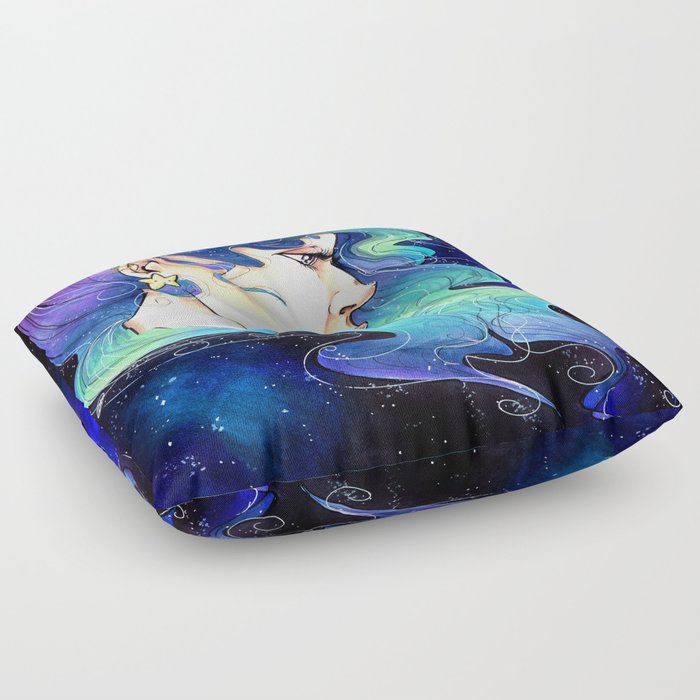 Galaxy Lady Floor Pillow