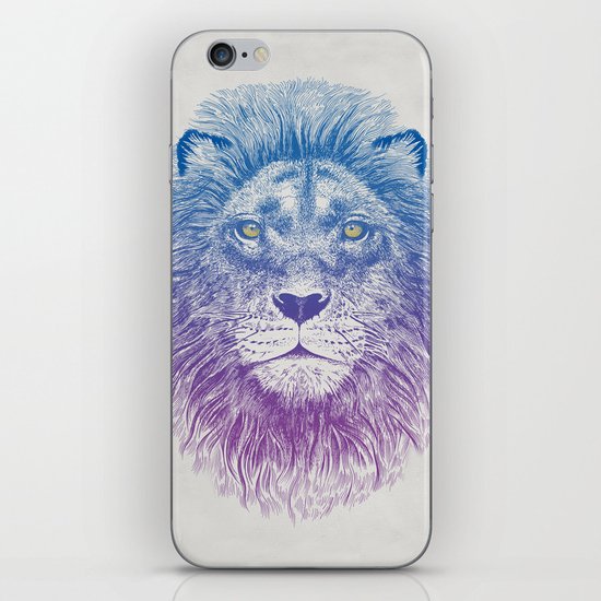 Face of a Lion iPhone & iPod Skin