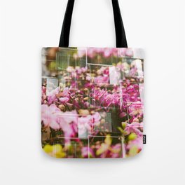Orchids & Windows | Hong Kong Double Exposure Tote Bag