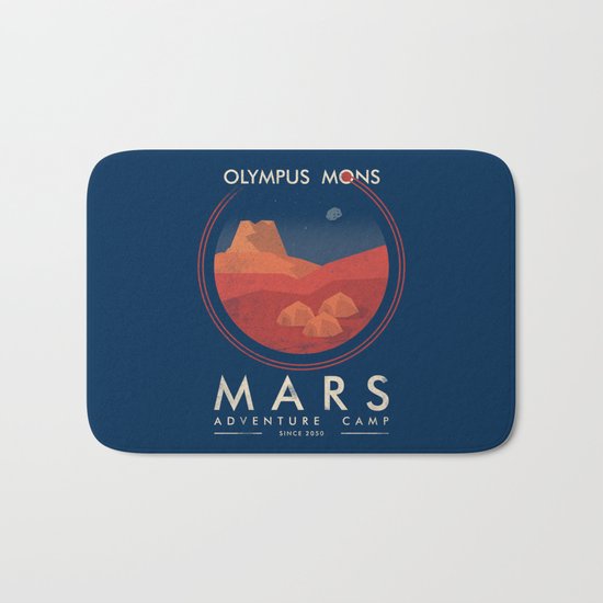 Mars Camp Bath Mat