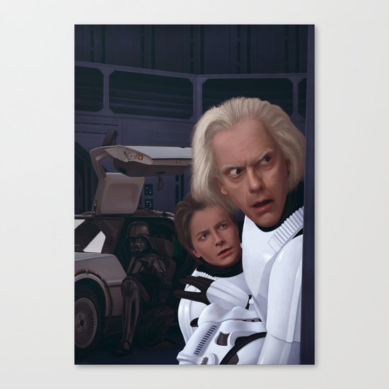 I Find Your Lack Of Jiggawatts Disturbing Canvas Print