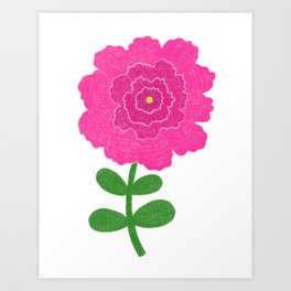 Pink Flower  Art Print