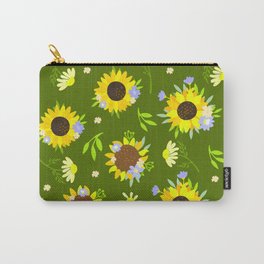 flowers Carry-All Pouch