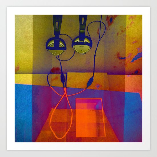 HEADPHONES Art Print