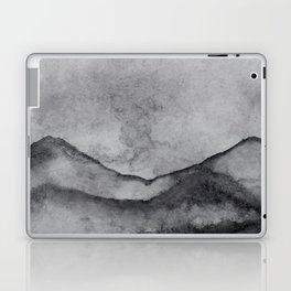 Black AnD White Watercolor Landscape Laptop Skin