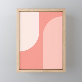 Modern Minimal Arch Abstract XLVI Framed Mini Art Print