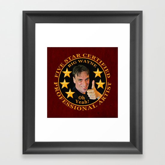 Five Star Certified Framed Art Print