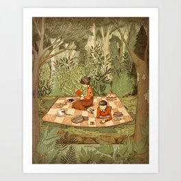 The Bibliophiles Art Print