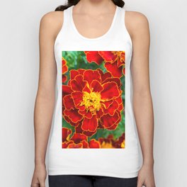 Red Tagetes lucida Tank Top