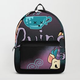 Knarf the Unicorn - Dying for a Coffee - Kawaii Backpack