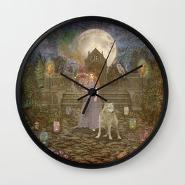 Full Moon Magick Rite Wall Clock