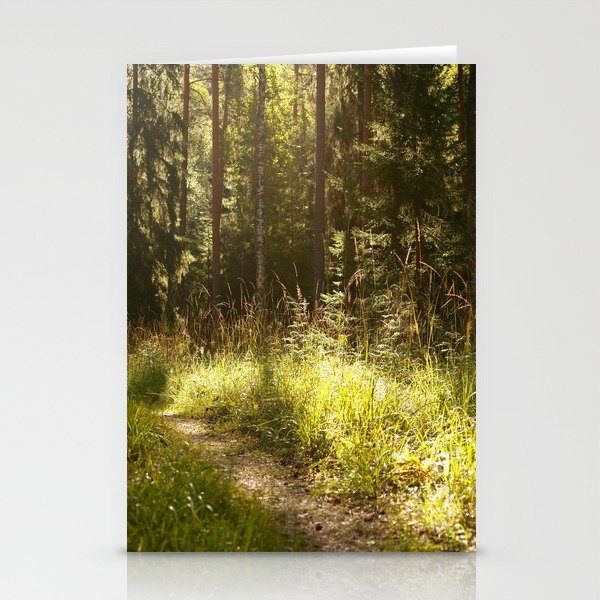 Forest Path Sunny Day #decor #society6 #buyart Stationery Cards