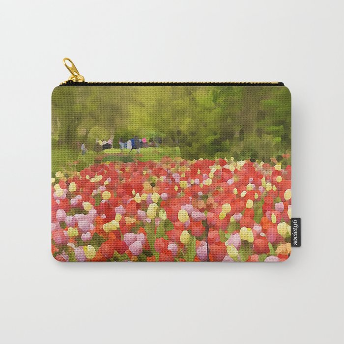 Tulips Spring Park Carry-All Pouch