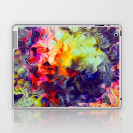 Surreal Smoke Abstract In Multicolor Laptop Skin