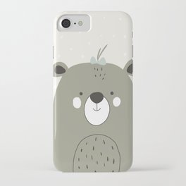 Green Bear iPhone Case