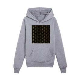 Art Deco Black Gold Collection Kids Pullover Hoodies