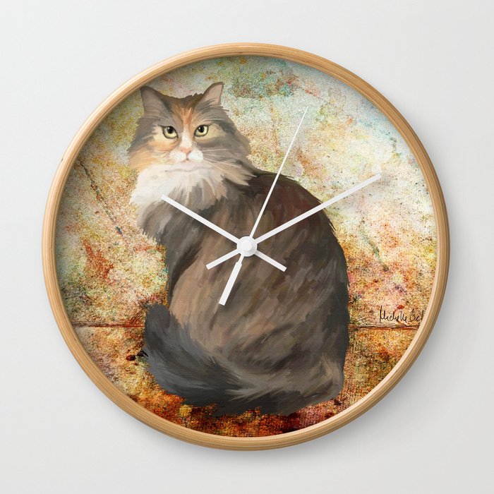 Maine coon cat Wall Clock