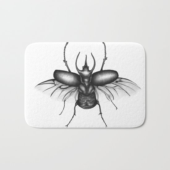 Beetle Wings Bath Mat
