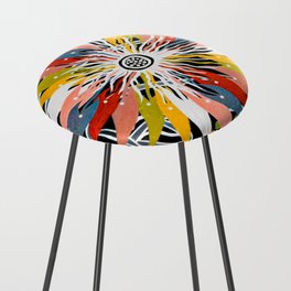 Waterlily Indigenous Arts Counter Stool