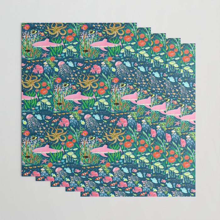 shark wrapping paper