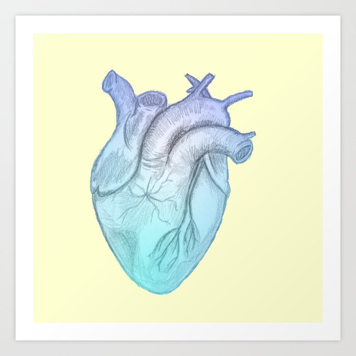 Cold Hearted Art Print