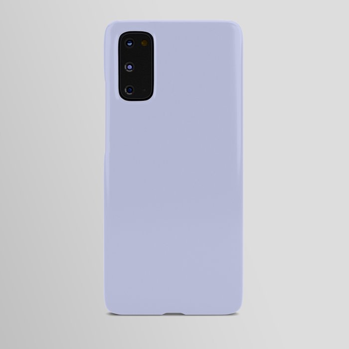 Lilac - Lavender - Pastel Purple Solid Color Pairs With Valspar America Iris Moon 4004-9C Android Case