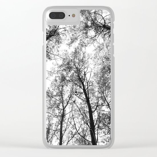 "Up in the air" Clear iPhone Case