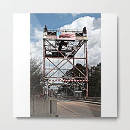 Le Pont de Pont Breaux (The Bridge of Breaux Bridge) Metal Print | Photo, Crawfish, Drawbridge, Louisiana, Breauxbridge, Color, Bridge, Digital Manipulation, Acadiana 