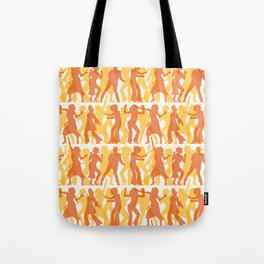 Disco Party - Yellow & Red Tote Bag