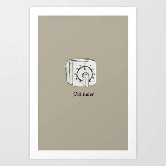 Old timer Art Print