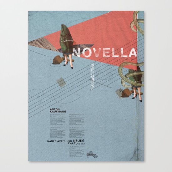 Novella- Mixed media Canvas Print