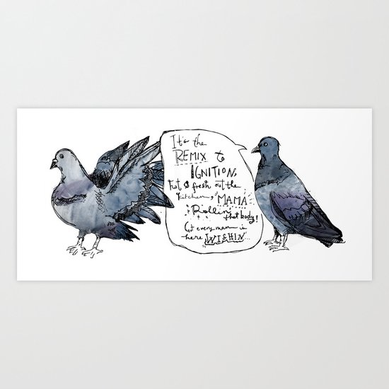 Ignition (Remix) Art Print