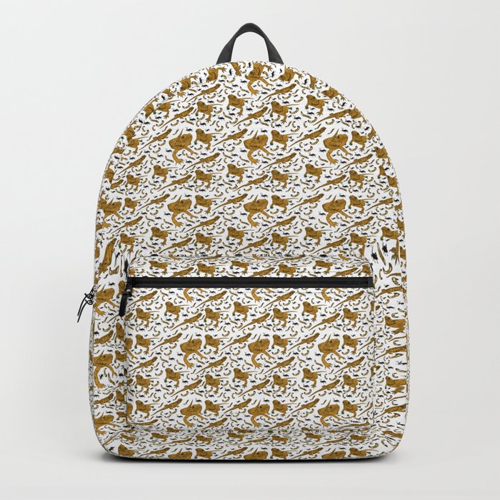 Bearded Dragon pattern Backpack