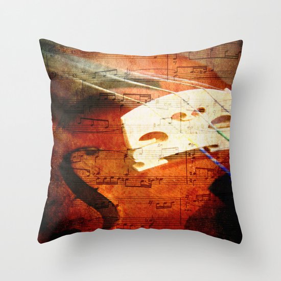 Suite Music Throw Pillow