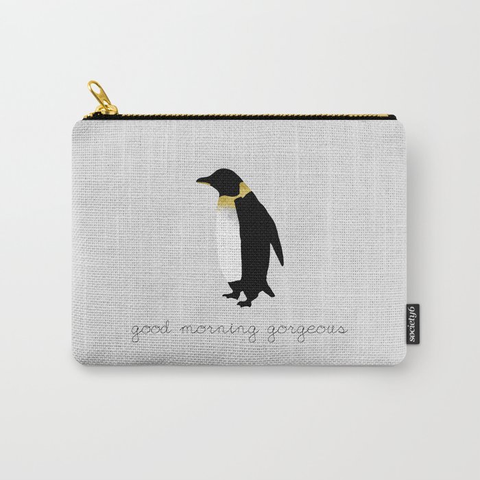 Couples Quote, Good Morning Gorgeous Carry-All Pouch