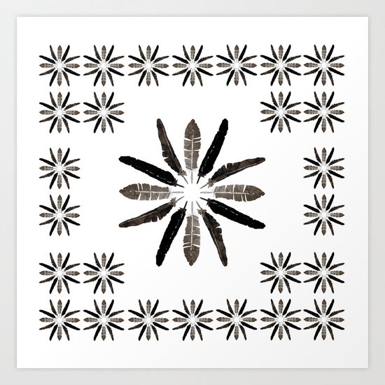 Feathers Art Print