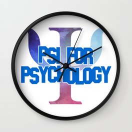 Psi for Psychology Wall Clock | Emotions, Carljung, Jungianpsychology, Psycho, Mind, Cgjung, Inspirational, Dream, Virtues, Human 