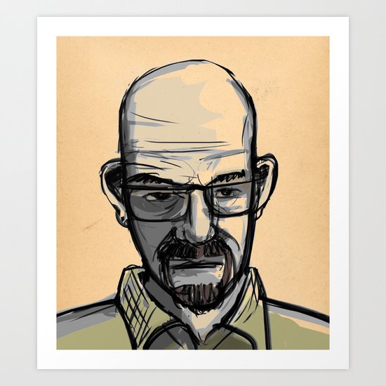 Mr. White Art Print