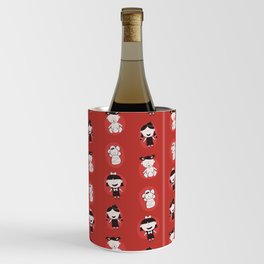 Girls Growing Up (Patterns Please) Wine Chiller