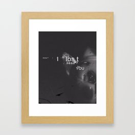 Losing My Head Artwork Framed Art Print