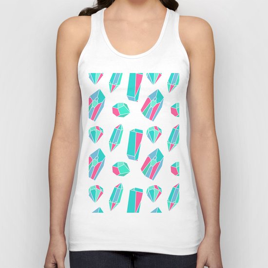 Diamonds & minerals Unisex Tank Top